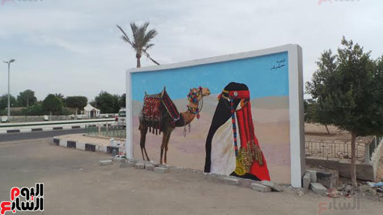 أعمال الفنان صابر طه بجنوب سيناء (1)