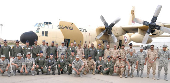 القوات الجوية المصرية والكويتية تنفذان التدريب الجوى المشترك اليرموك (1)
