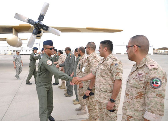 القوات الجوية المصرية والكويتية تنفذان التدريب الجوى المشترك اليرموك (2)