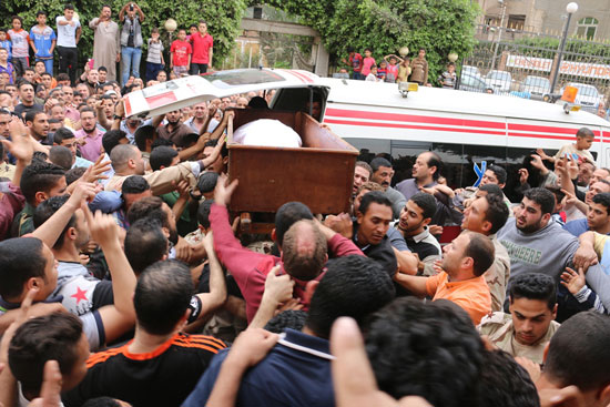 تشييع جنازة شهيد تفجيرات سيناء فى المنوفية (1)