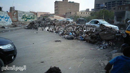 القمامة تحاصر منطقة النزهة الجديدة -اليوم السابع -5 -2015