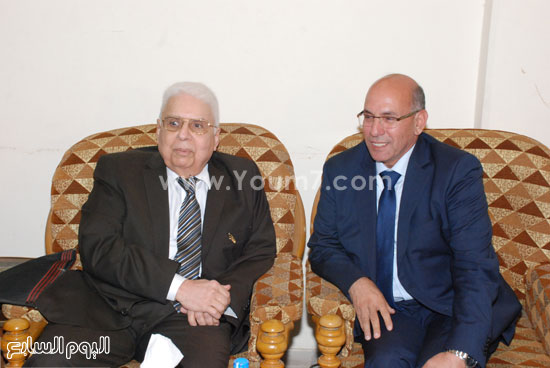 وزير الزراعة على هامش لقاءه بعلماء مصر  -اليوم السابع -5 -2015