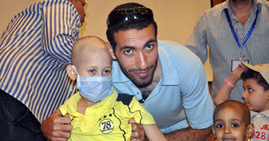	تريكة مع أطفال مستشفى السرطان -اليوم السابع -5 -2015