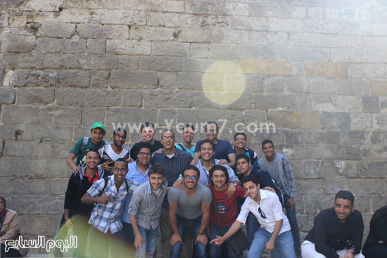 زيارة طلاب جامعة القاهرة لمجمع الأديان -اليوم السابع -5 -2015