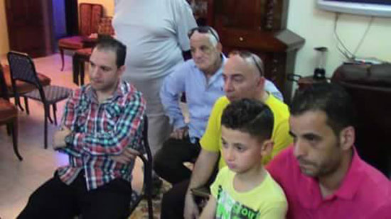 أعضاء الإسماعيلى فى منزل أبو السعود  -اليوم السابع -5 -2015