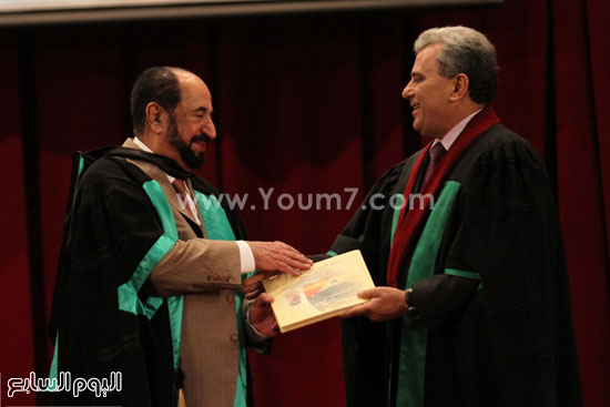 حفل تكريم الشيخ الدكتور سلطان بن محمد القاسمى -اليوم السابع -5 -2015