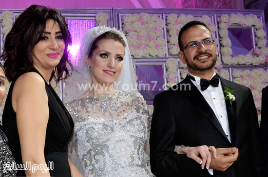 العروسان ووفاء عامر -اليوم السابع -5 -2015