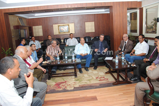 	اجتماع الوفد الهندى مع مسئولى محافظة مطروح -اليوم السابع -5 -2015