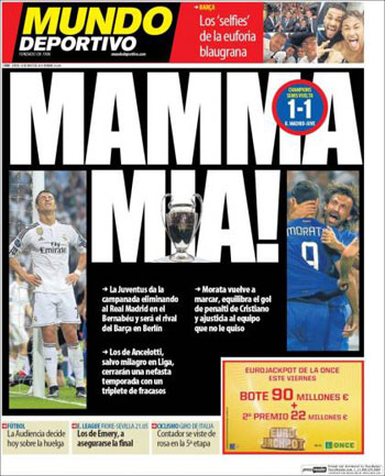 صحيفة إلموندو ديبورتيفو الإسبانية -اليوم السابع -5 -2015