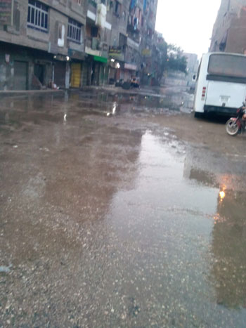 طريق بيجام يغرق بالمياه -اليوم السابع -5 -2015