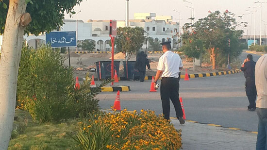 الأمن يفرض كردونا حول المنطقة  -اليوم السابع -5 -2015