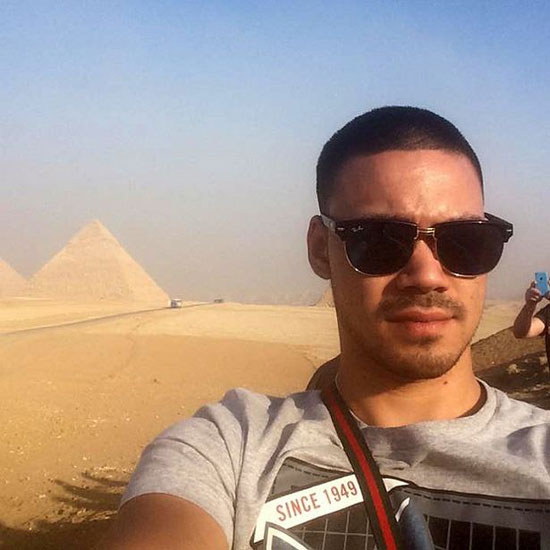 إدوارد هورنسى فى عطلة بمصر  -اليوم السابع -5 -2015