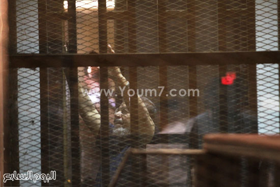 مرسى داخل قفص الاتهام  -اليوم السابع -5 -2015