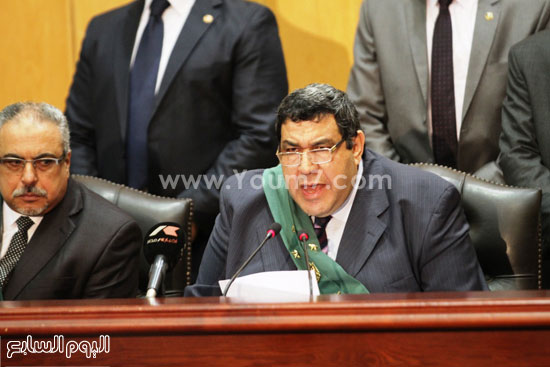 المستشار شعبان الشامى رئيس المحكمة  -اليوم السابع -5 -2015