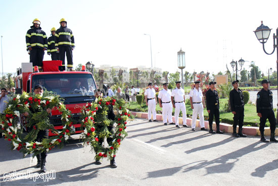  بدء الجنازة العسكرية -اليوم السابع -5 -2015