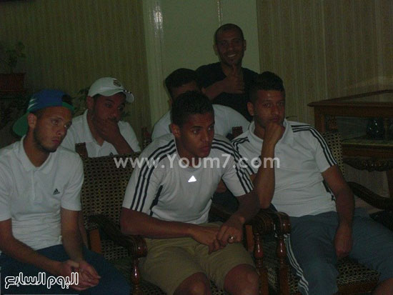 	اللاعبين فى اجتماع التحضير للترقى -اليوم السابع -5 -2015