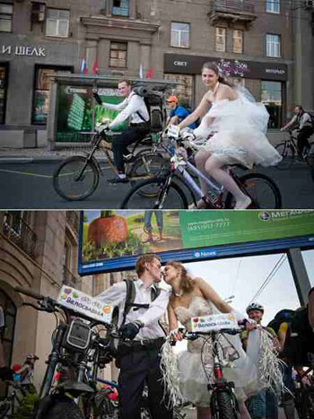 الزواج على الدراجات  -اليوم السابع -5 -2015