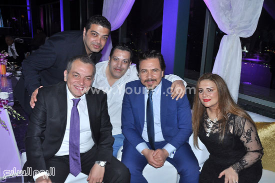 	رانيا محمود ياسين ومحمد رياض وأشرف فايق والحضور -اليوم السابع -5 -2015