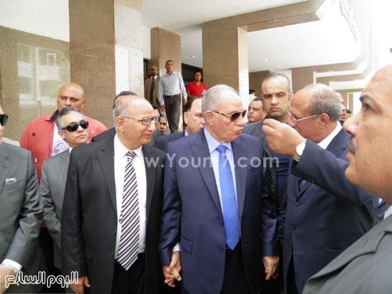 	وزير العدل مع رؤساء محاكم الاستئناف والابتدائية بالإسماعيلية -اليوم السابع -5 -2015