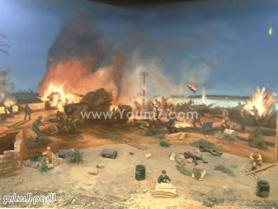 لوحة تجسد إحدى الحروب المصرية -اليوم السابع -5 -2015
