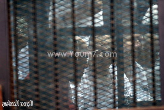  المتهمون أثناء انعقاد جلسة محاكمتهم -اليوم السابع -5 -2015