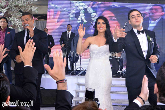 العروسان وعمرو دياب -اليوم السابع -5 -2015