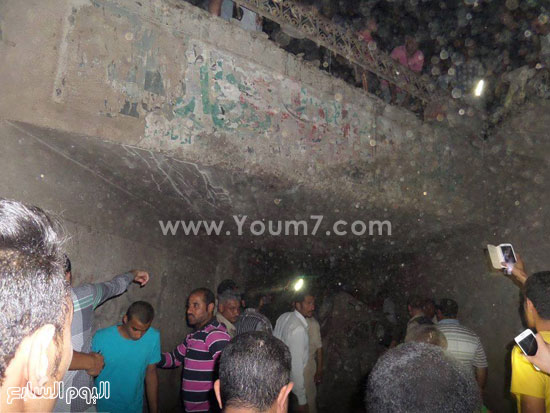  آثار الانفجار أسفل كوبرى الممر فى أبو حماد -اليوم السابع -5 -2015