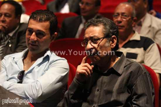 	الكاتب الكبير لينين الرملى والزميل جمال عبد الناصر . -اليوم السابع -5 -2015