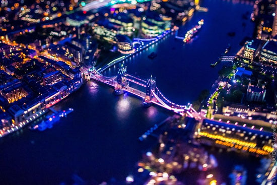 صورة رائعة لجسر لندن من السماء -اليوم السابع -5 -2015