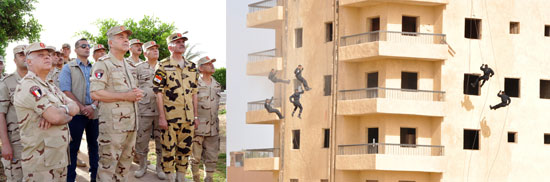 الفريق محمود حجازى يتفقد منشآت تدريبية وإدارية للقوات المسلحة  -اليوم السابع -5 -2015