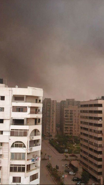 حريق مدينة نصر -اليوم السابع -5 -2015