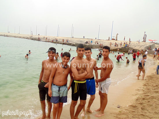 	الشباب على شواطىء الإسكندرية  -اليوم السابع -5 -2015