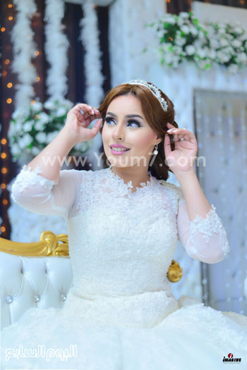 	العروس آلاء سعد الدين  -اليوم السابع -5 -2015