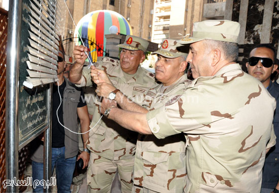 القائد العام يزيح الستار عن المنشآت العسكرية الجديدة  -اليوم السابع -5 -2015