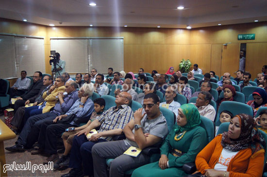  جانب من الحضور ندوة رضا امام بمكتبة دمنهور -اليوم السابع -5 -2015