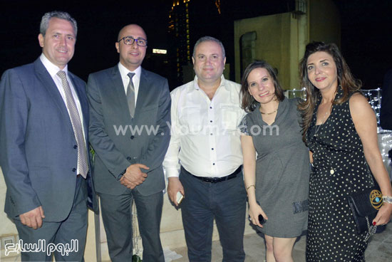 سهى سمير ورانيا عاطف وبعض قيادات الفندق -اليوم السابع -5 -2015