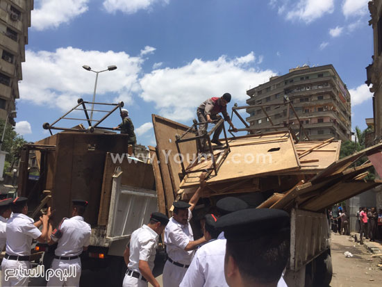 الحملات الأمنية فى ميدان الموسكى  -اليوم السابع -5 -2015