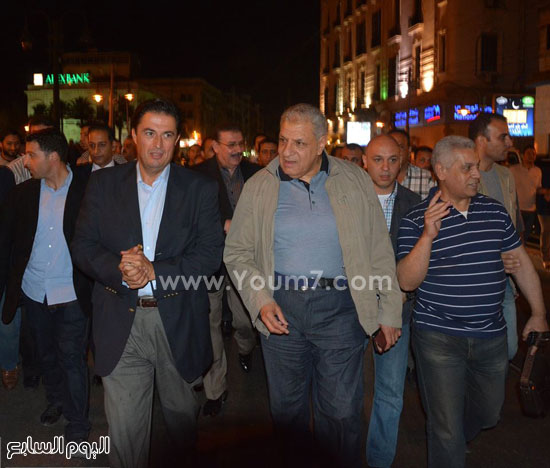 رئيس الوزراء يتفقد شوارع الإسكندرية -اليوم السابع -5 -2015