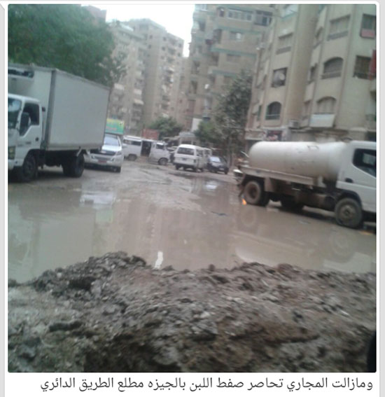 مياه الصرف الصحى بصفط اللبن -اليوم السابع -5 -2015