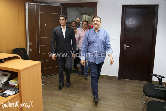 	الكاتب الصحفى خالد صلاح يستقبل رجل الأعمال أحمد أبو هشيمة  -اليوم السابع -5 -2015