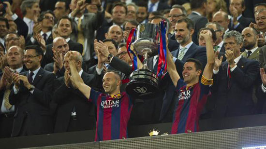 برشلونة يتوج بالكأس للمرة الـ27 فى تاريخه -اليوم السابع -5 -2015
