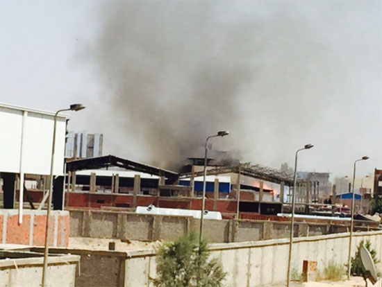 حريق المصنع -اليوم السابع -5 -2015