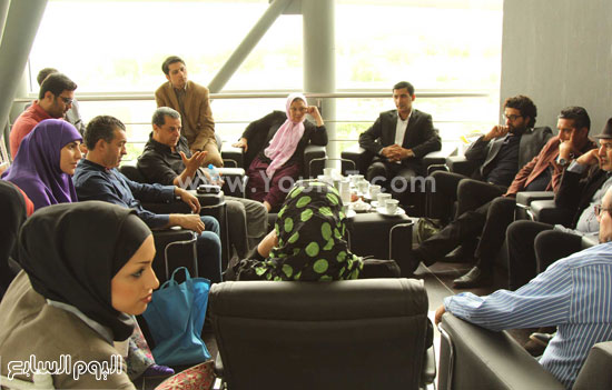 اجتماع السينمائيين العرب خلال مهرجان فجر الإسلامى -اليوم السابع -5 -2015