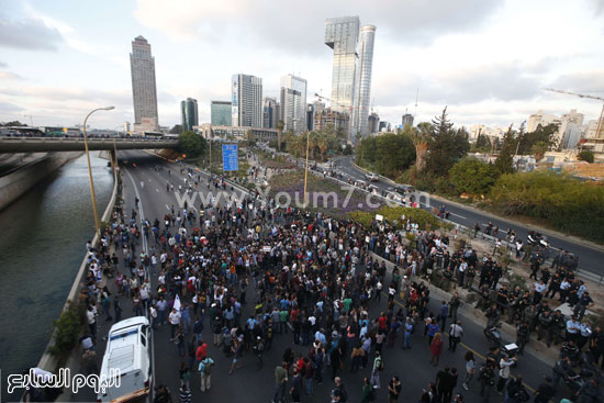 مئات اليهود السود يشاركون فى المظاهرات  -اليوم السابع -5 -2015