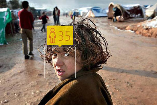  طفلة من السوريين اللاجئين تظهر فى سن الـ35     -اليوم السابع -5 -2015