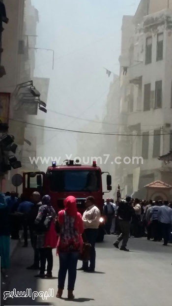 الدخان يملئ الشارع  -اليوم السابع -5 -2015