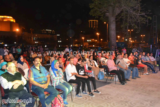 .	جانب من الحضور فى الحفل  -اليوم السابع -5 -2015