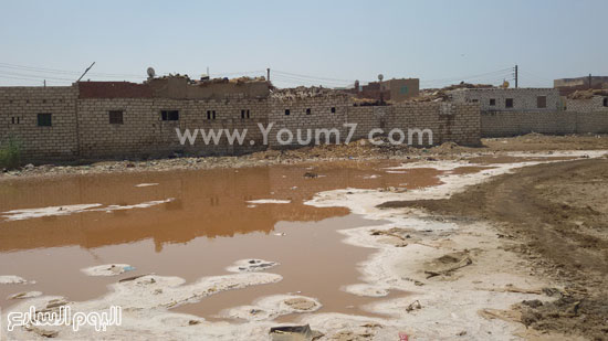 شوارع غياضة الشرقية عائمة فى المياه الجوفية  -اليوم السابع -5 -2015