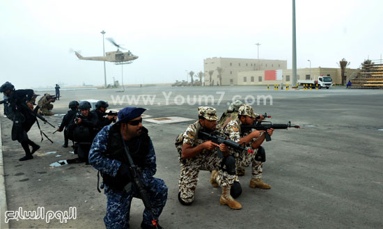  عناصر من القوات الخاصة البحرية تشارك فى التدريب حمد 1  -اليوم السابع -5 -2015