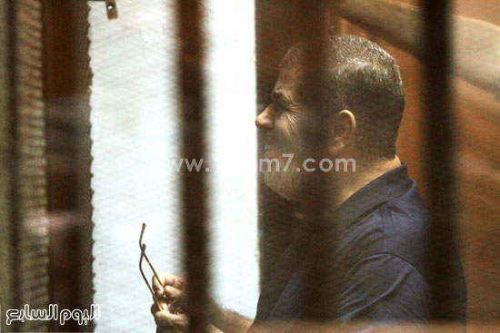	محمد مرسى داخل قفص الاتهام -اليوم السابع -5 -2015